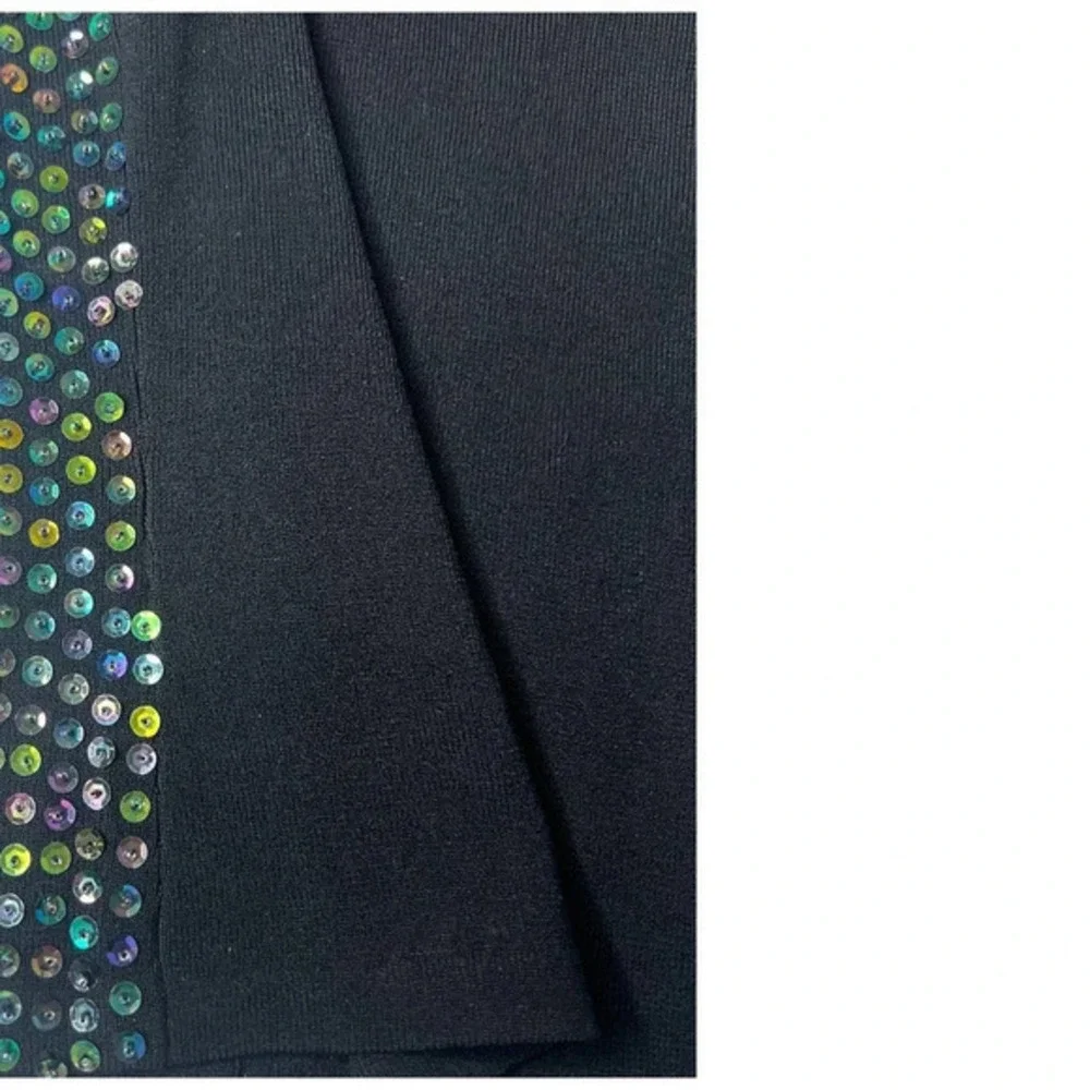 Joseph A Vintage 90s Multicolor Sequin Tank‎ Top Size Small - Picture 4 of 12